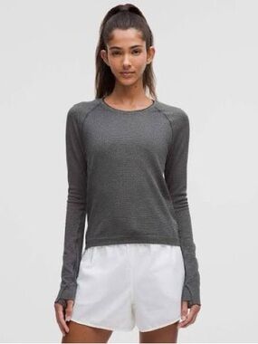 Lululemon Swiftly Tech Long-Sleeve Shirt 2.0 Waist Length *Textured Knit